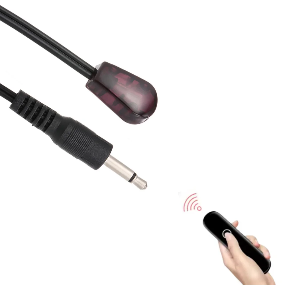 

CHF03 Инфракрасный кабель-передатчик дистанционного управления Односторонний кабель Длина кабеля 1,5 м Штекер постоянного тока 3,5 мм Односторонний выходной сигнал