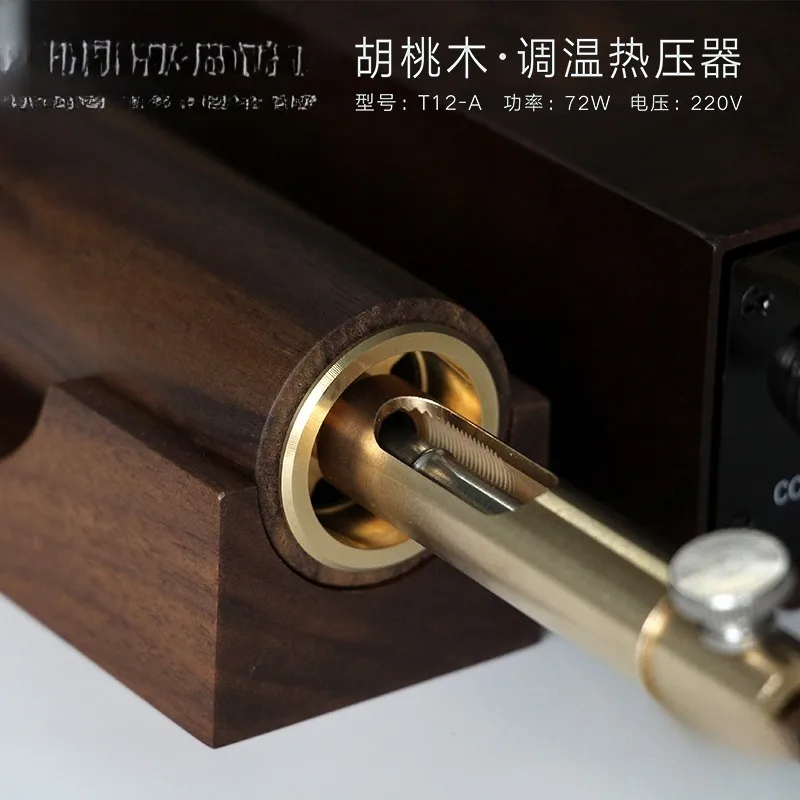 Leather edge ironing machine, electric heating temperature control electric soldering iron leather