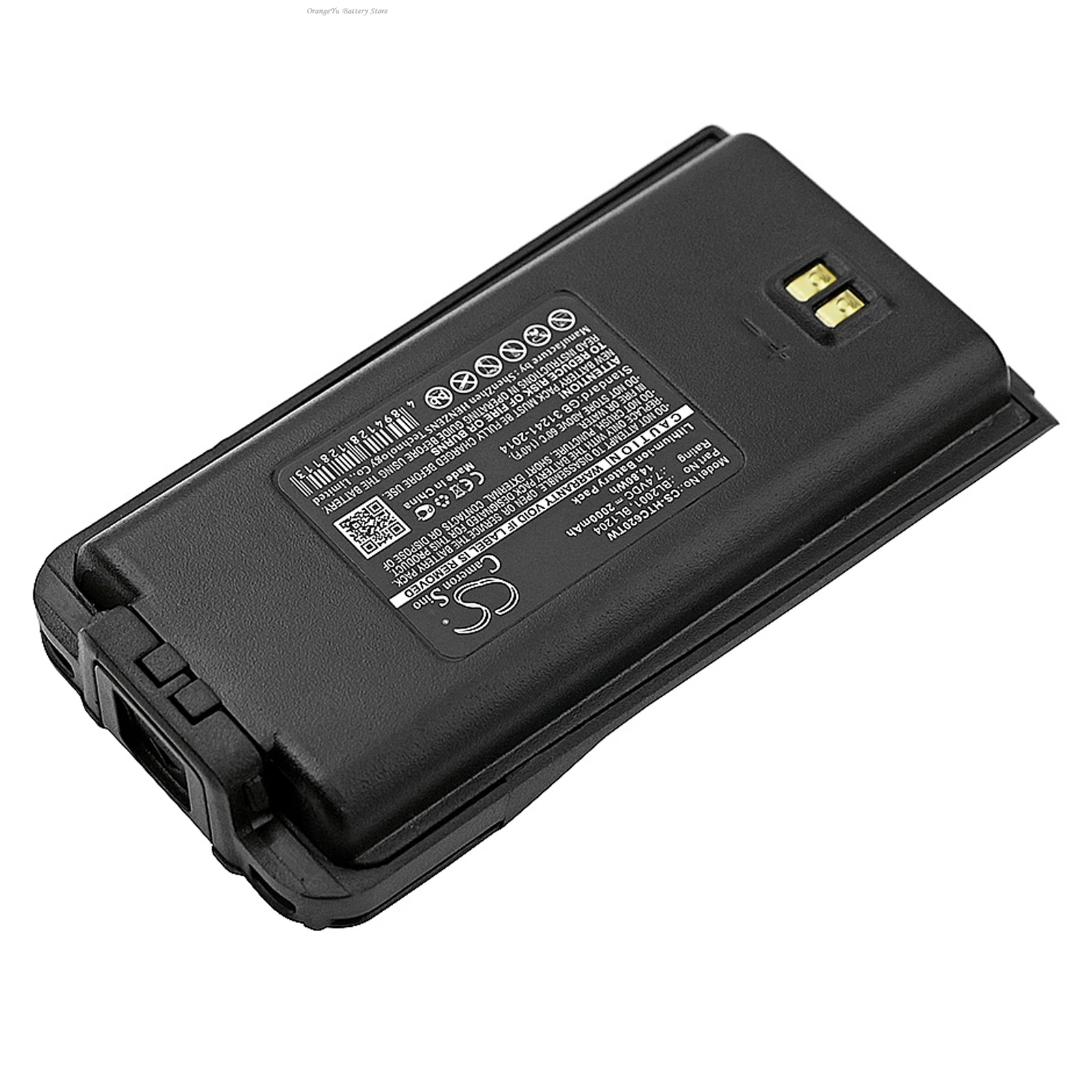 CS 7.4V 1200mAh/2000mAh baterai Radio dua arah BL1204, BL2001 untuk HYT/Hytera TC-610, TC-610P, TC-610S, TC-618, TC-620, TC-626