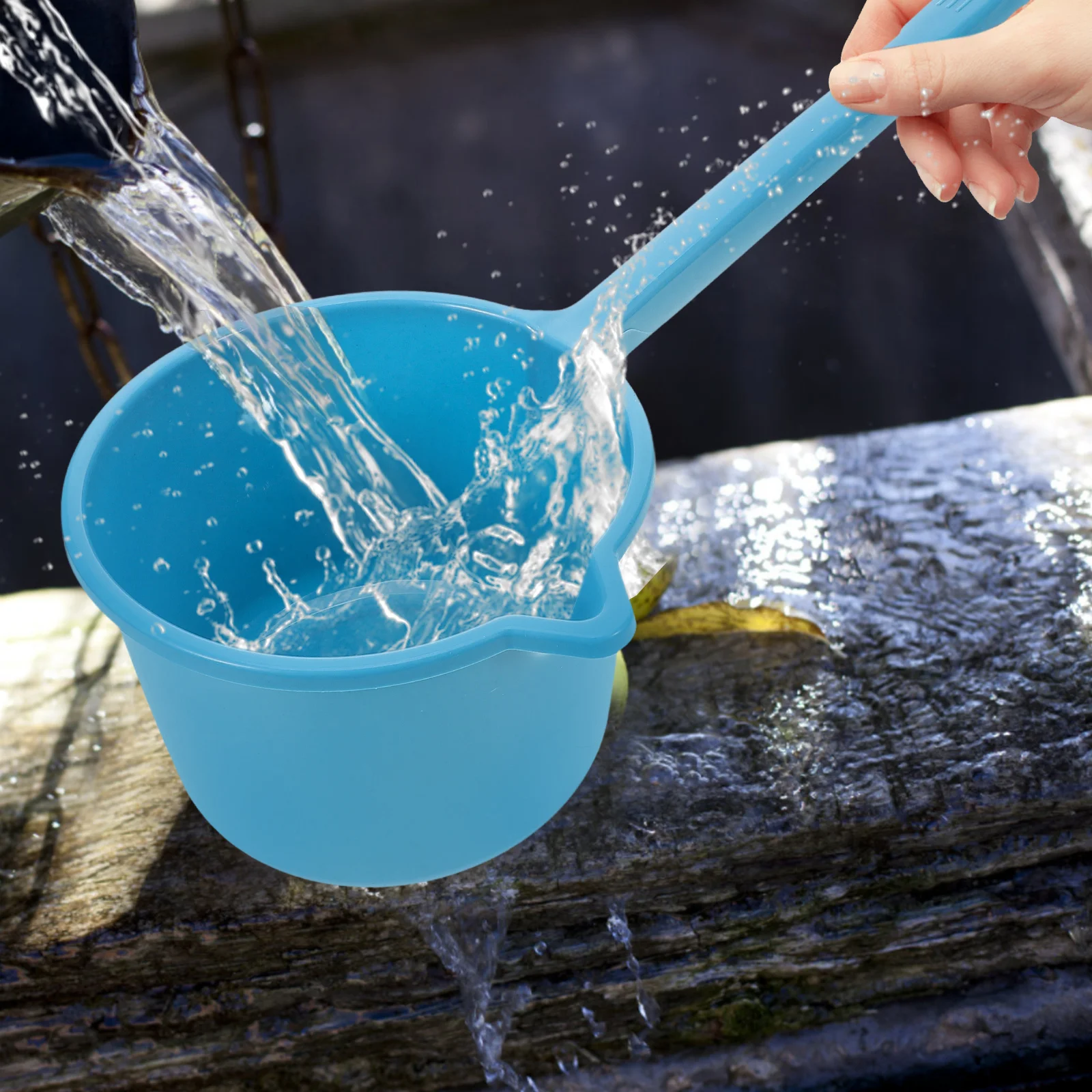 

3 Pcs Water Scoop Cup Dipper for Bathroom Tripod Bathing Ladles Watering Household Spoons
