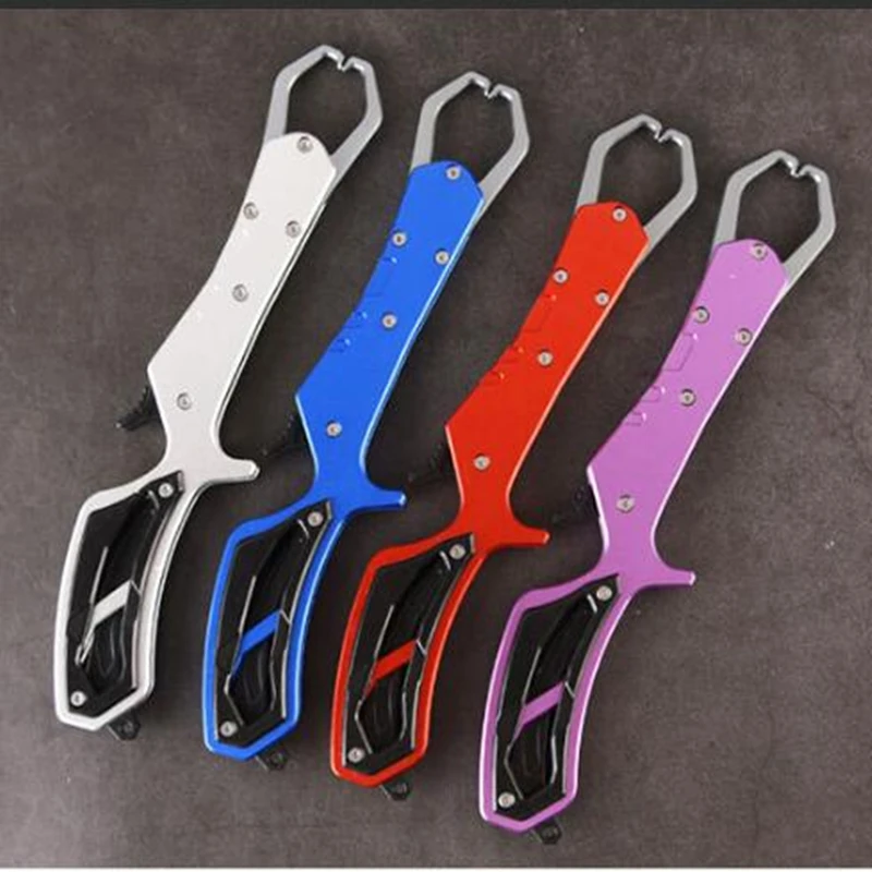 Y141  Fish Grip Controller Aluminum Alloy Fishing Pliers Fish Lifting Tongs Outdoor Fishing Gear