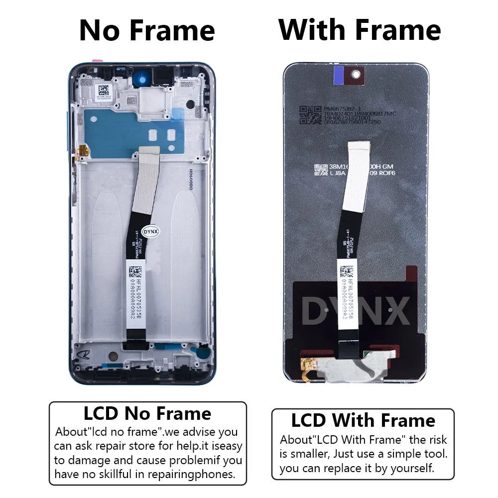 Display LCD para Xiaomi Redmi Note 9 Pro, Digitador Da Tela De Toque, Substituição Da Tela, 9S, M2003J6A1G