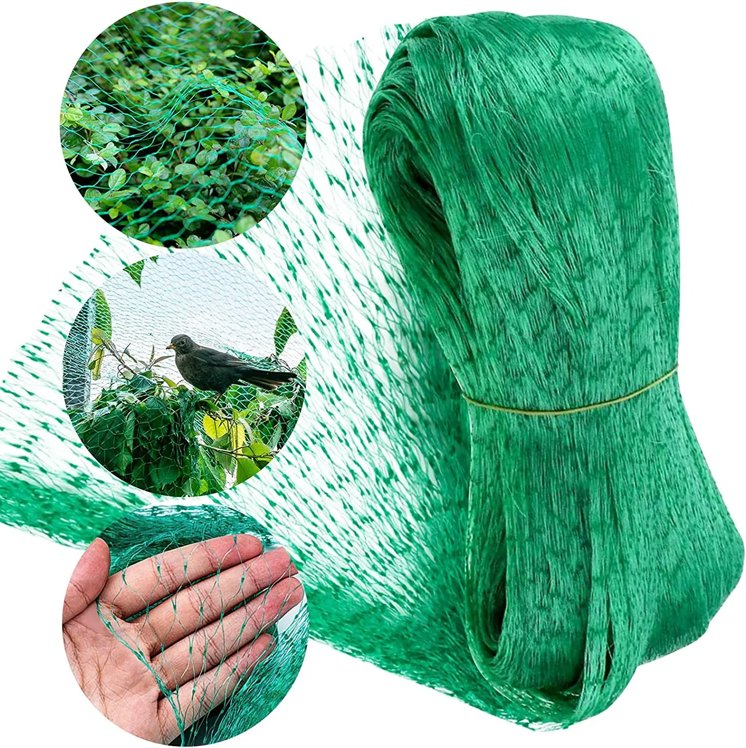 

8Size Green Anti Bird Protection Net,Garden Netting for Plants, Protect Vegetable Plants and Fruit Trees,Fencing Trellis Netting