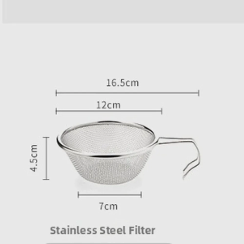 Camping Colander Stainless Steel Bowl For Camping For Outdoor Cooking Stainless Steel Draining And Straining 304 Stainless Steel