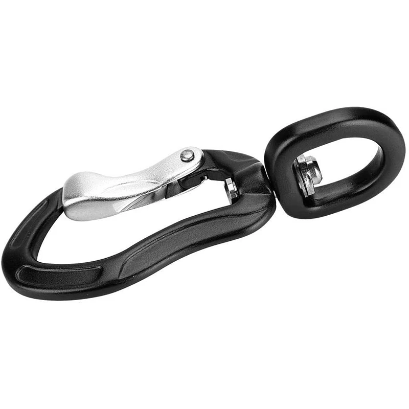 

2X 360° Swivel Rotating Carabiner Clip,Multifunctional Aluminium Alloy Carabiner D Buckle For Outdoor Camping Hiking