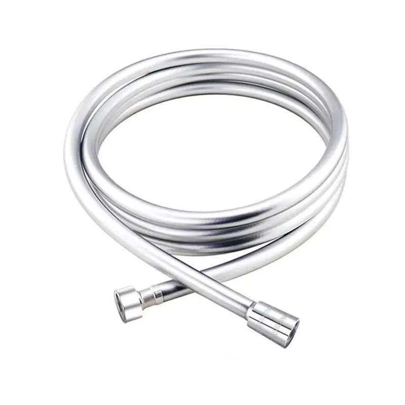 Silver PVC Silicone Shower Hose Twist-Proof Flexible Shower Hose For Shower Head Bathroom Accessories 1.5/2M