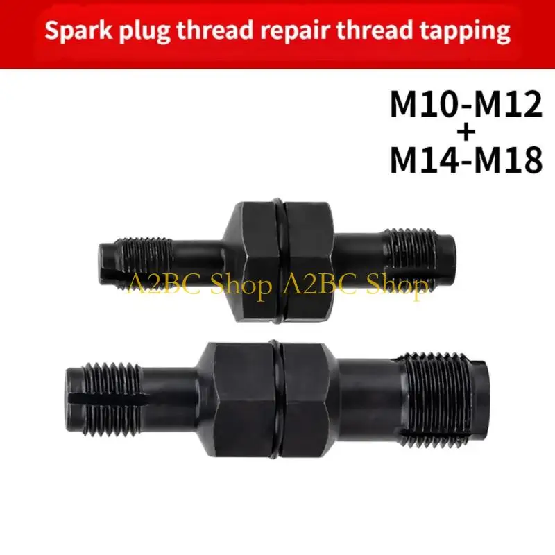A2BC Automotive Sparks Plug Thread Repair Set 2 Tool Included For Damaged Thread Restoration Vehicle Repair Professional 2pcs