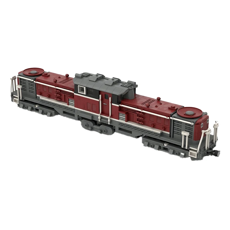 MOC JNR DD51 High Speed Diesel ydraulic Locomotive Building Blocks Assembly Model Bricks Display Creative Children Toys Gifts