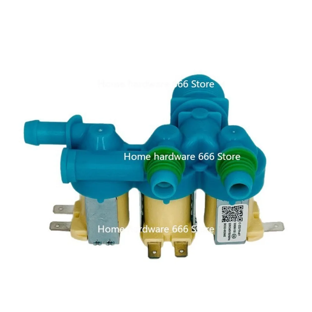 

Blue Three-valve Washing Machine Water Valve Accessories DC62-00266E Brand New