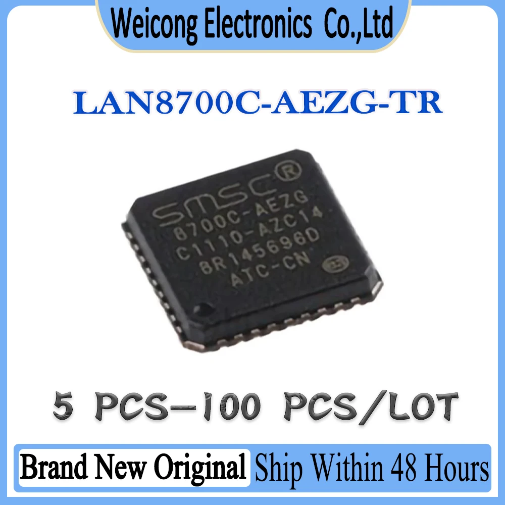 

LAN8700 LAN8700C LAN8700C-AEZG-TR LAN8700C-AEZG LAN New Original IC MCU Chip QFN-36