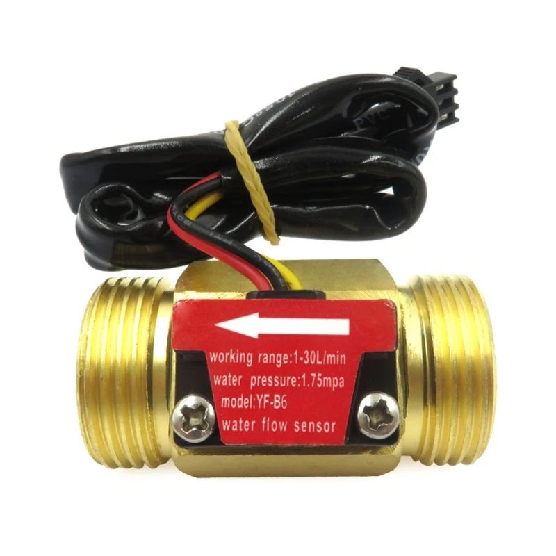 Imagem -03 - Sensores Fluxo Água Líquida Efeito Medidor Vazão Medidor Fluxo Água Sensores Dc3.5v24v M6cf