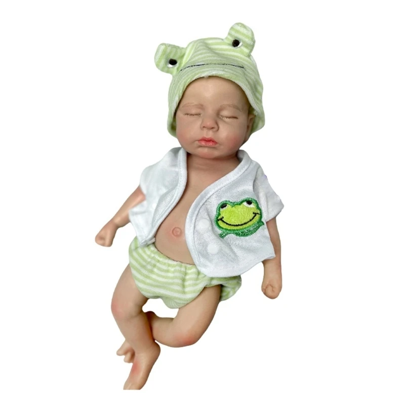 Silicones 12inch Newborns Baby Boy Realistic Baby New Borns Asleep Toy Soft