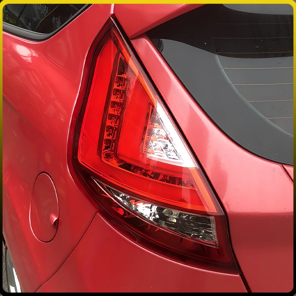 For Ford Fiesta 2009-2015 Auto Back Lamps Assembly Upgrade BMW Style LED Taillights Car Plug and Play Accessories