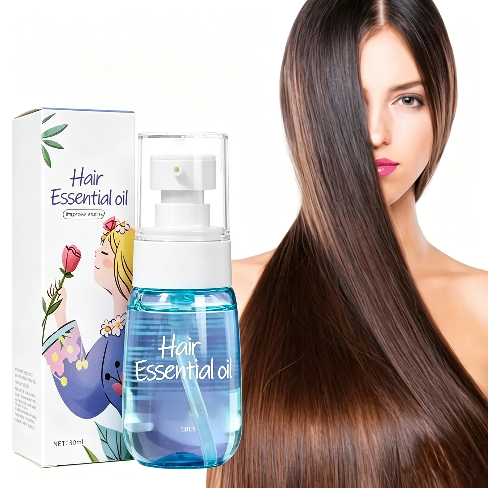 Deep nourishing hair care essential oil spray can increase luster and improve hair repair and damage fragrance