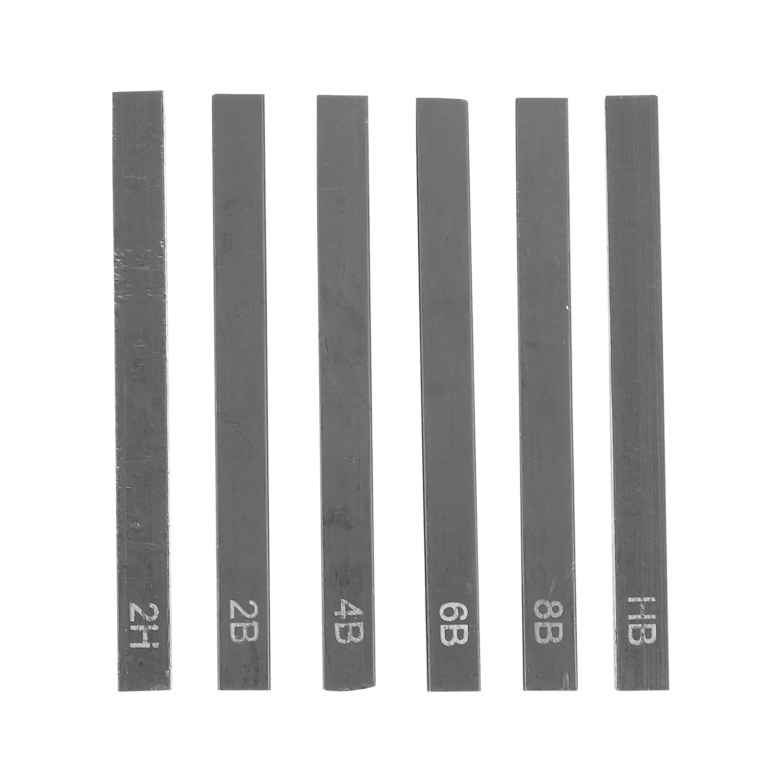 6 Pcs Sketch Carbon Square Bars Charcoal Sticks Black Supplies Painting Painter Charcoals Artists Compressed