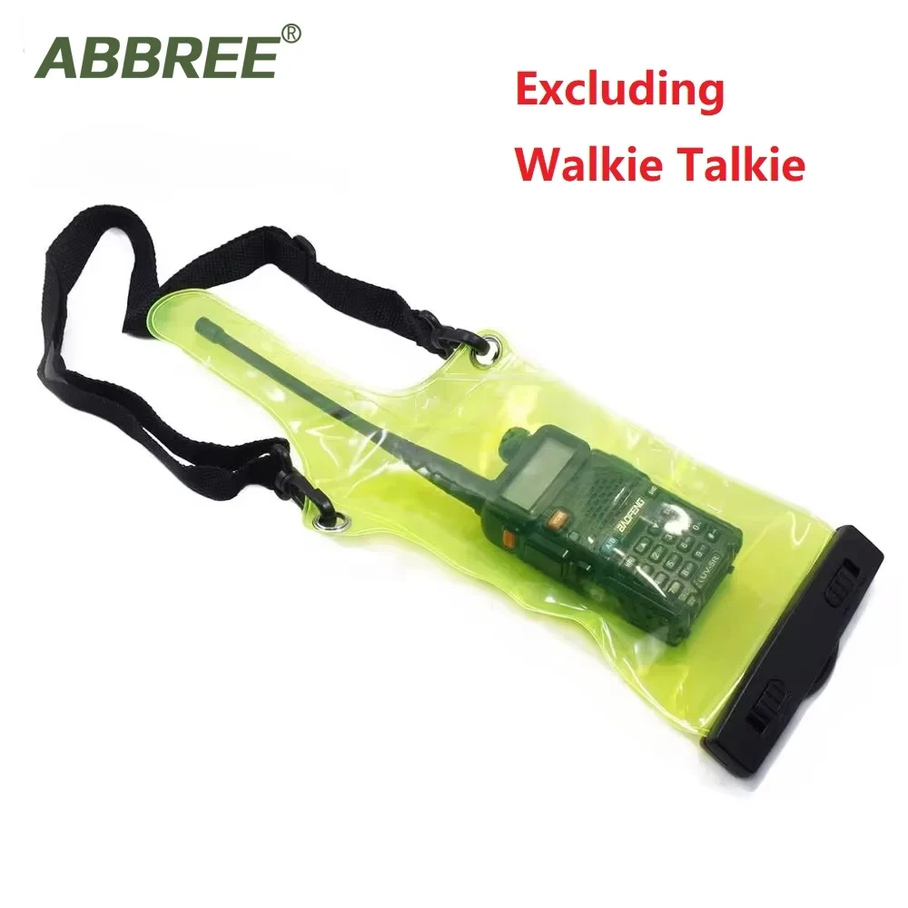 ABBREE اسلكية تخاطب حقيبة مقاومة للماء الحقيبة IP67 ل Baofeng UV-5R BF-888S UV-13 UV-21 Quansheng اتجاهين راديو