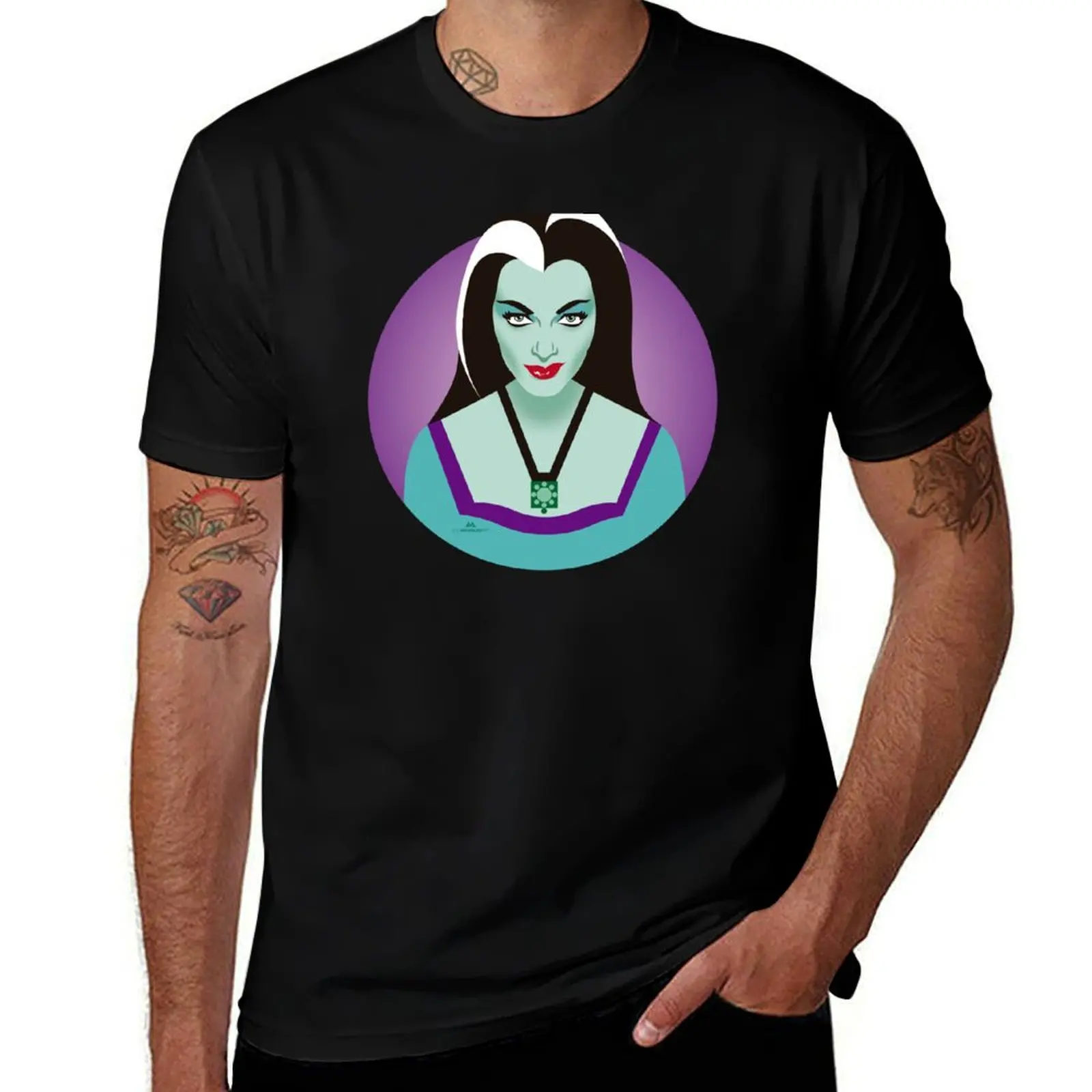 

Lily Munster T-Shirt anime t shirts for man cotton t shirt man T-Shirt