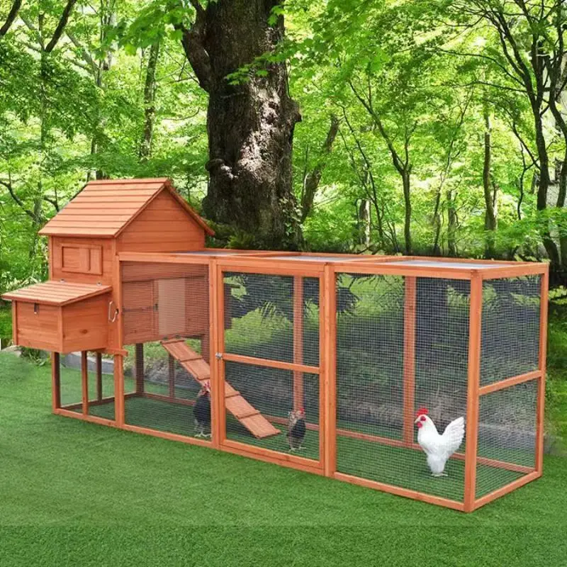 Weatherproof Outdoor Chicken Coop with Nesting Box Weatherproof Poultry Cage Chicken Coop