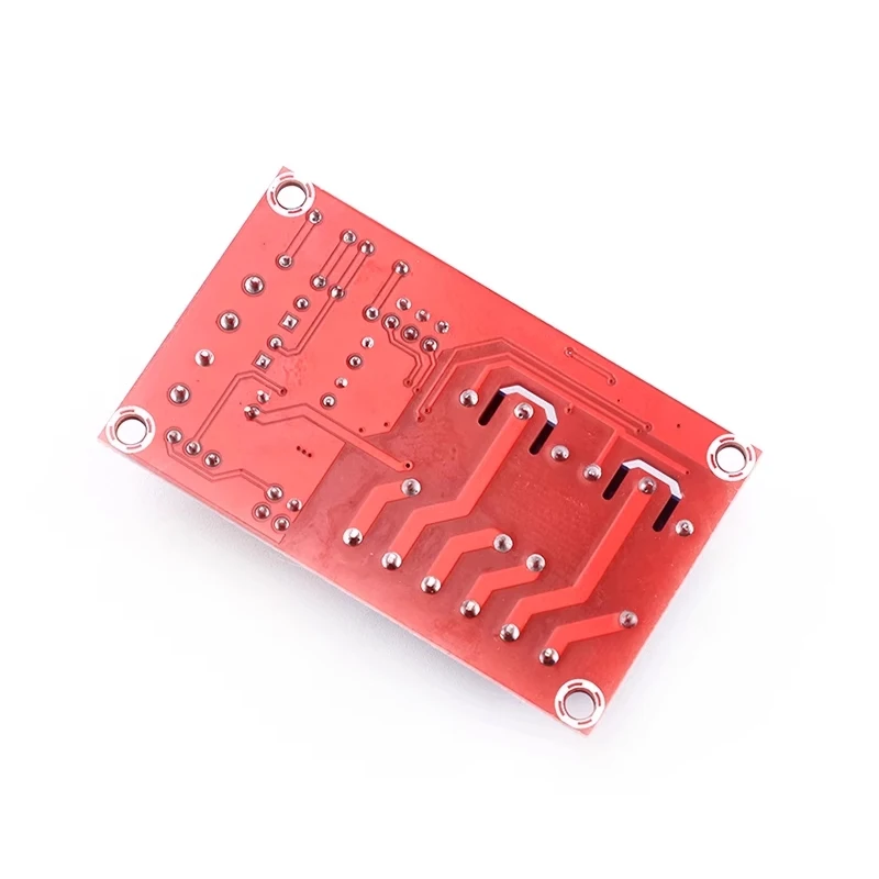 Snvi  2 keys self-locking interlock one of three options Relay module High-low trigger 5V12V24V with switch light