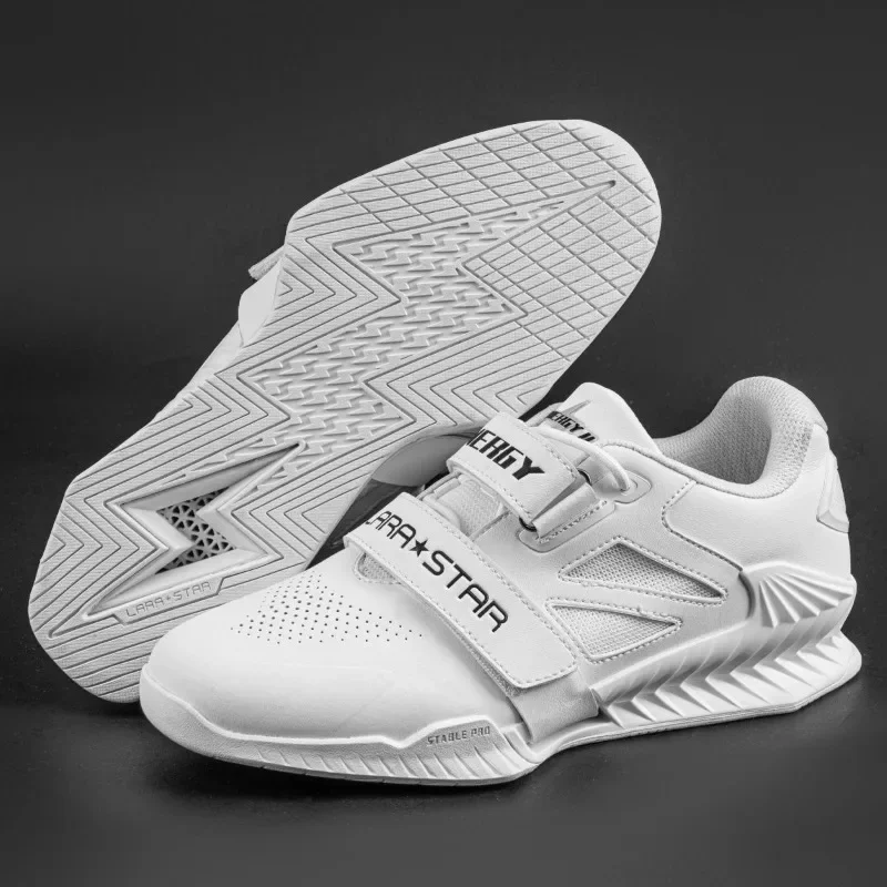 Professional Weight Lifting Shoes for Men Women White Green Squat Shoe Unisex Designer Indoor Training Shoe Couples Sport Shoe