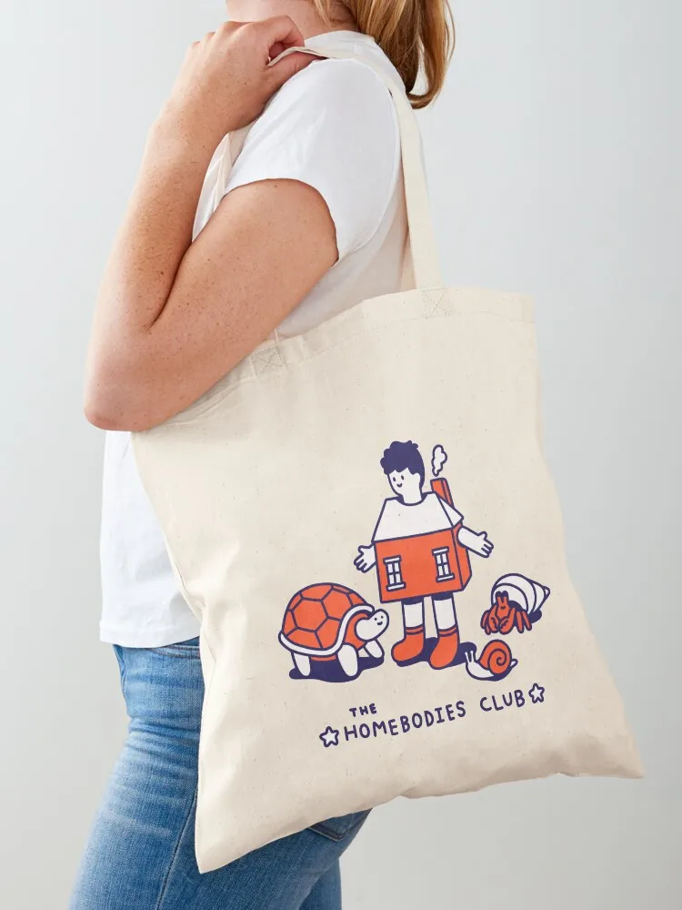 حقيبة حمل The Homebodies Club للنساء، حقائب حمل للرجال، حقائب كبيرة الحجم، حقيبة هدايا