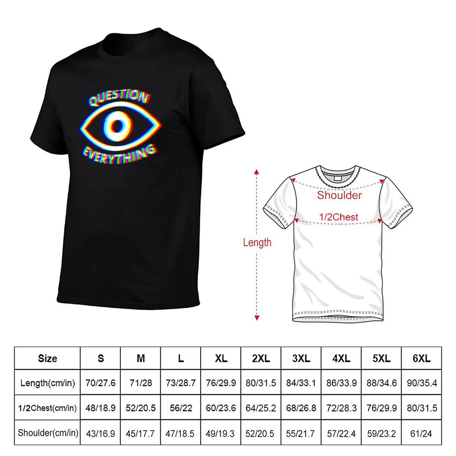 Question everything T-Shirt funny shirt cotton sublime mens designer clothes