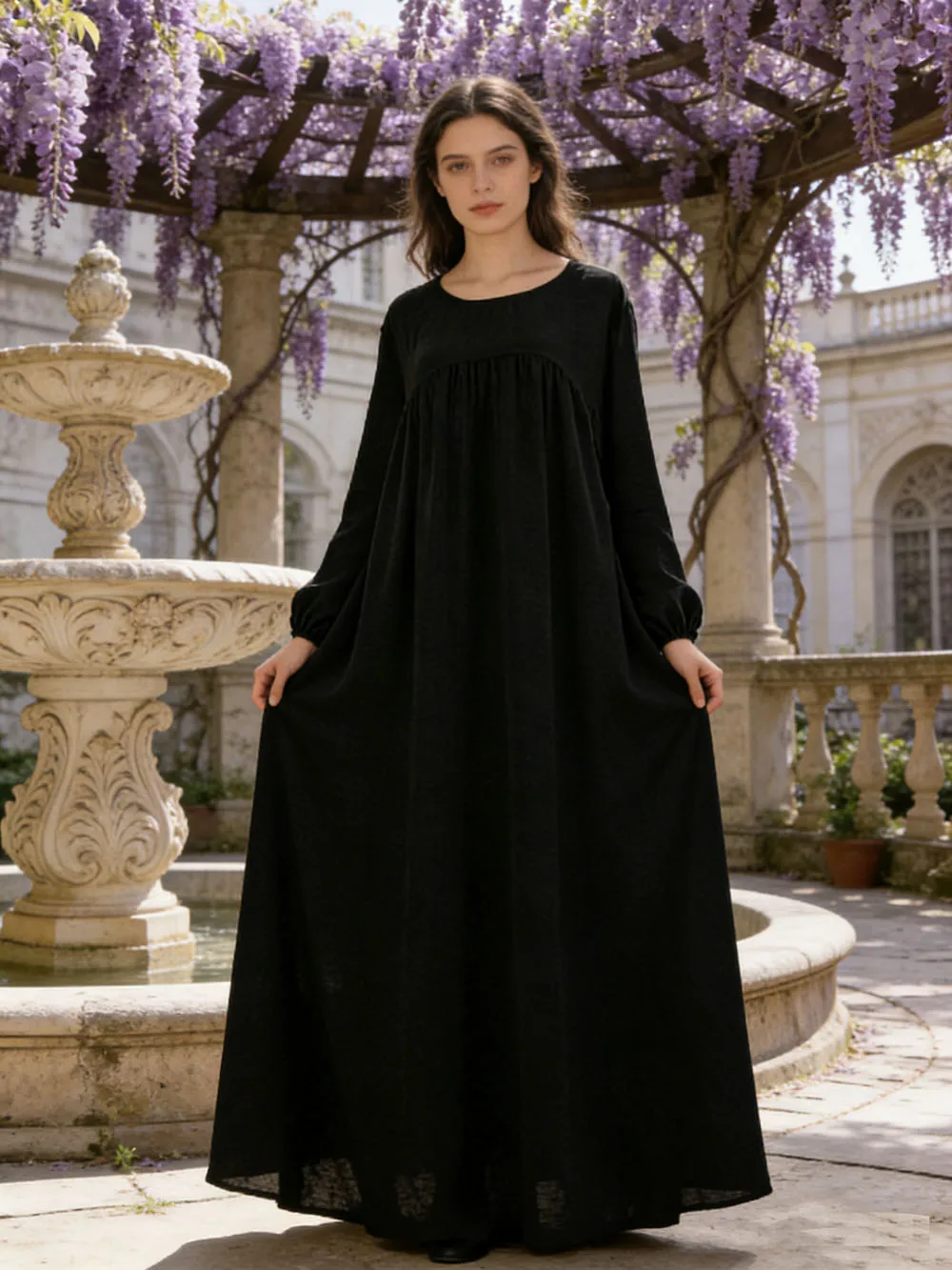 مسلم متواضع للنساء عيد دبي عباية فستان تركيا قفطان رمضان رداء إسلامي قفطان مغربي نسائي جلابية ملابس عربية #1