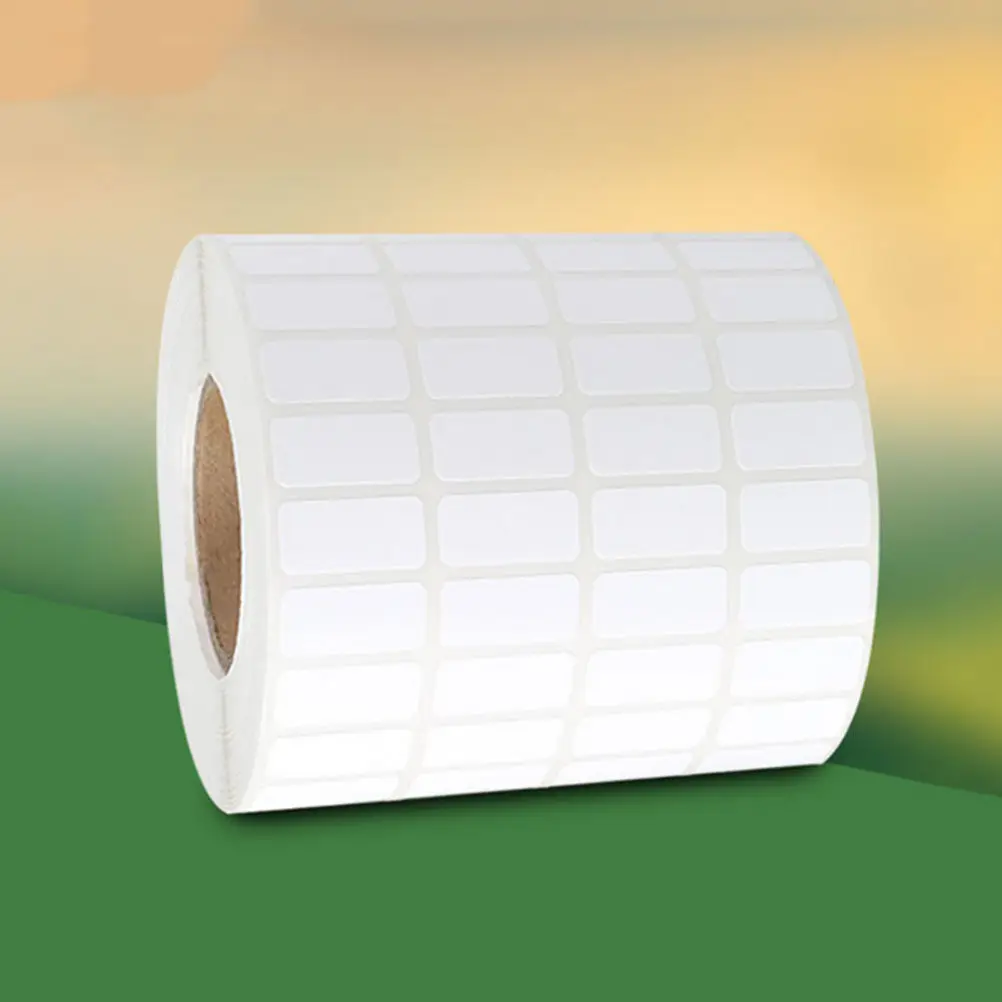 

1 Roll Writable White Labels Self-Adhesive Blank Decal Stickers for Diamond Storage Boxes Jars Containers Labeling Pricing