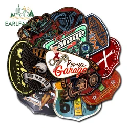 EARLFAMILY 13cm Garage Retro Car Stickers Waterproof Sunscreen Decal Bumper Refrigerator Car Door Protector
