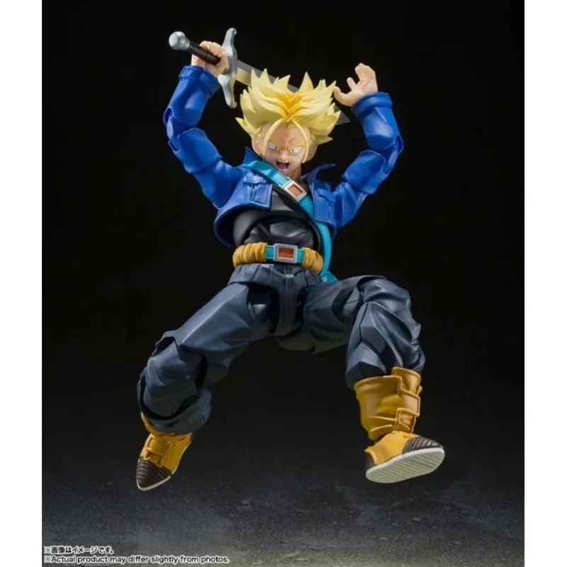

В наличии: Оригинальная коллекционная фигурка Bandai SH Figuarts SHF Транкс из аниме Dragon Ball Z (Мальчик из будущего)