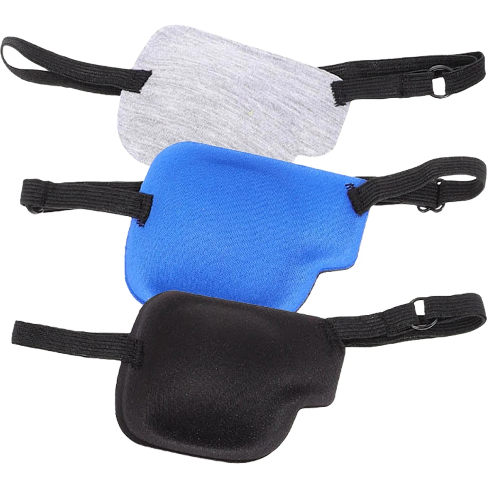 Masque pour les yeux 3D léger et Portable, 3 pièces, pour la Correction de l'amblyopie, entraînement à la Vision, usage quotidien, couverture oculaire résistante à l'usure pour l'extérieur