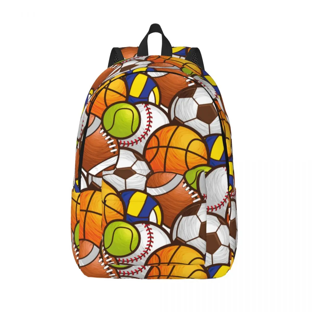 Sport Ball Backpack Middle High College School Student Basketballl Rugby Bookbag Teens Daypack Durable