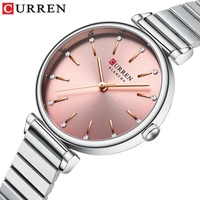 CURREN 9081 New Women's Quartz Watch Fashion Luxury Stainless Steel Strap Fashion Watch Business Simplicity Women's Watch