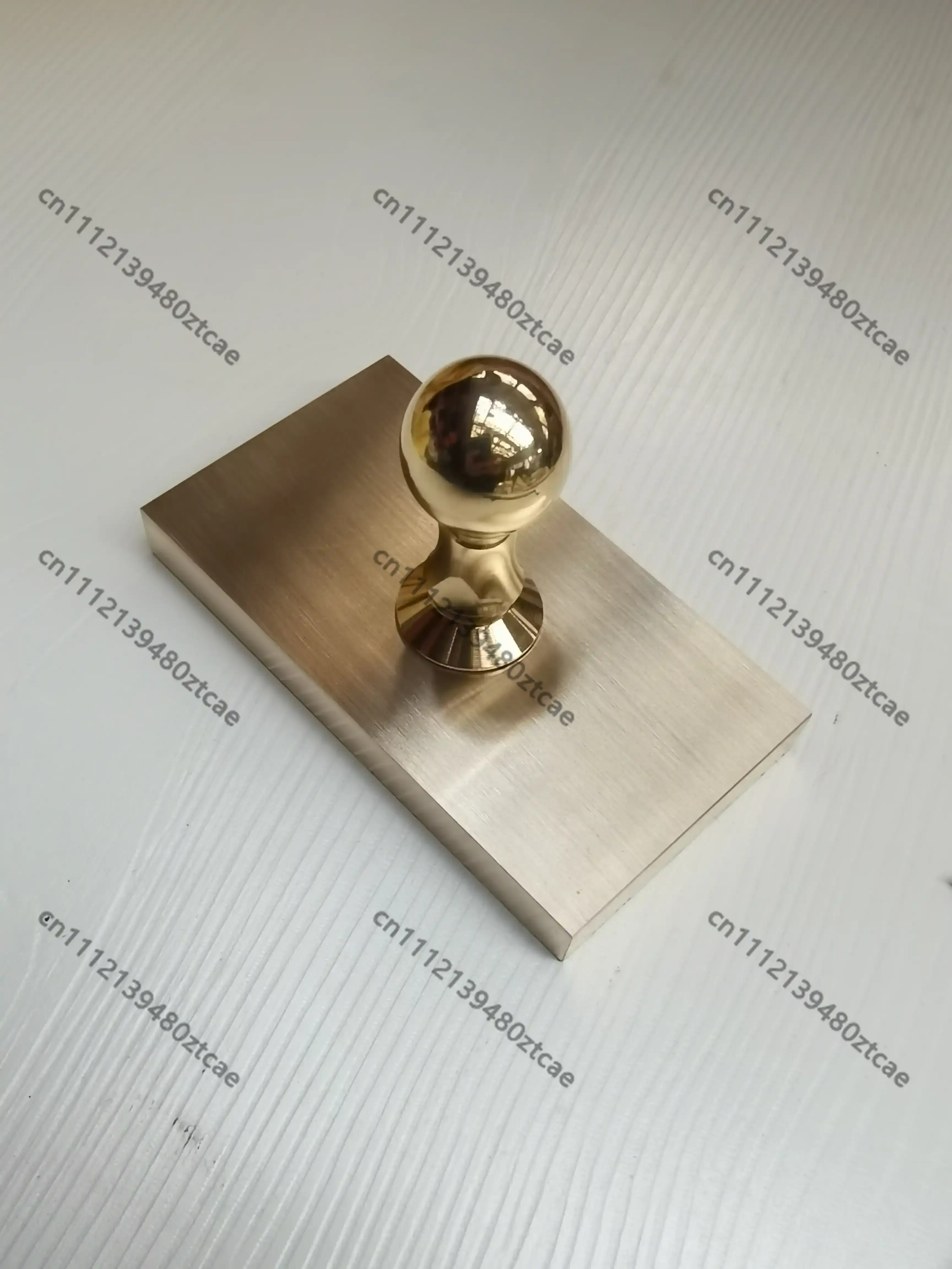 Large Rectangular Copper Blank, Engraving Raw Material for Custom Seal Stamping Making