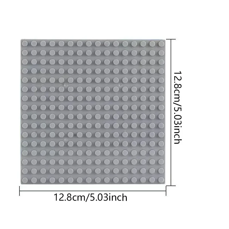 Manufacturer direct sales of 16X16 hole small particle building block bottom plate accessories, base for children