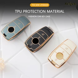 TPU Car Key Cover Case Protection Shell For Mercedes Benz A C E S G Class GLC CLE CLA GLB GLS E200 W177 W205 W213 W222 X167 AMG