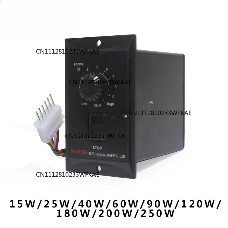 US-52 6w/15w/25w/40w/60w/90w/120w/180w/200w/250wAC 220V Motor Speed Pinpoint Regulator Controller Forward & Backward 50/60hz