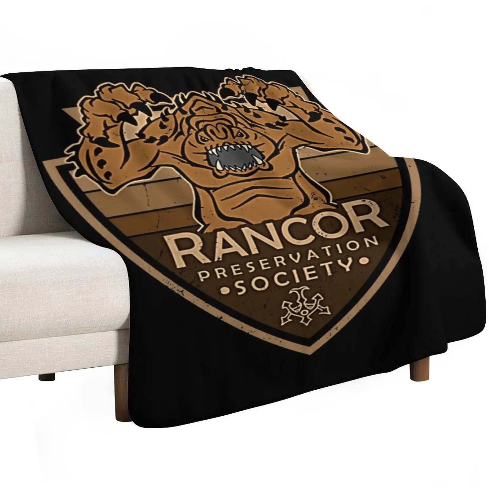 

Rancor Preservation Society | Geekdom Pop Culture | DopeyArt Throw Blanket Comforter decorative Retros Blankets
