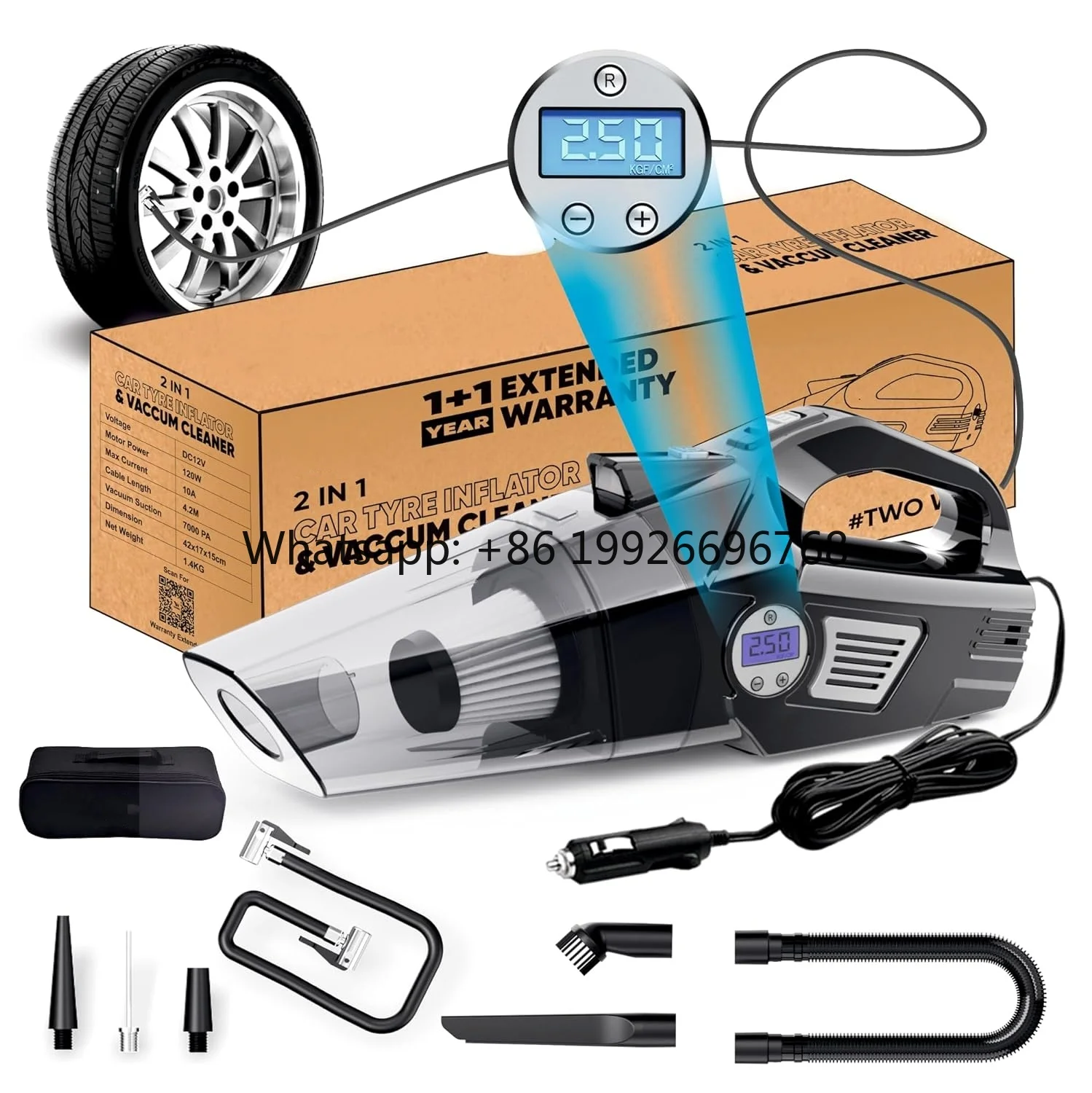 Hot Sale OEM Handheld Upright Vacuum Cleaner Handy Stick Vacuum for Home and Car Use ABS material