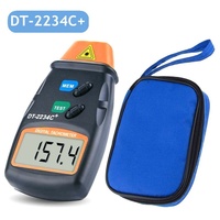 DT-2234C+ Non-Contact Digital Auto Range Laser Photo Tachometer RPM Measure Tool With Bag