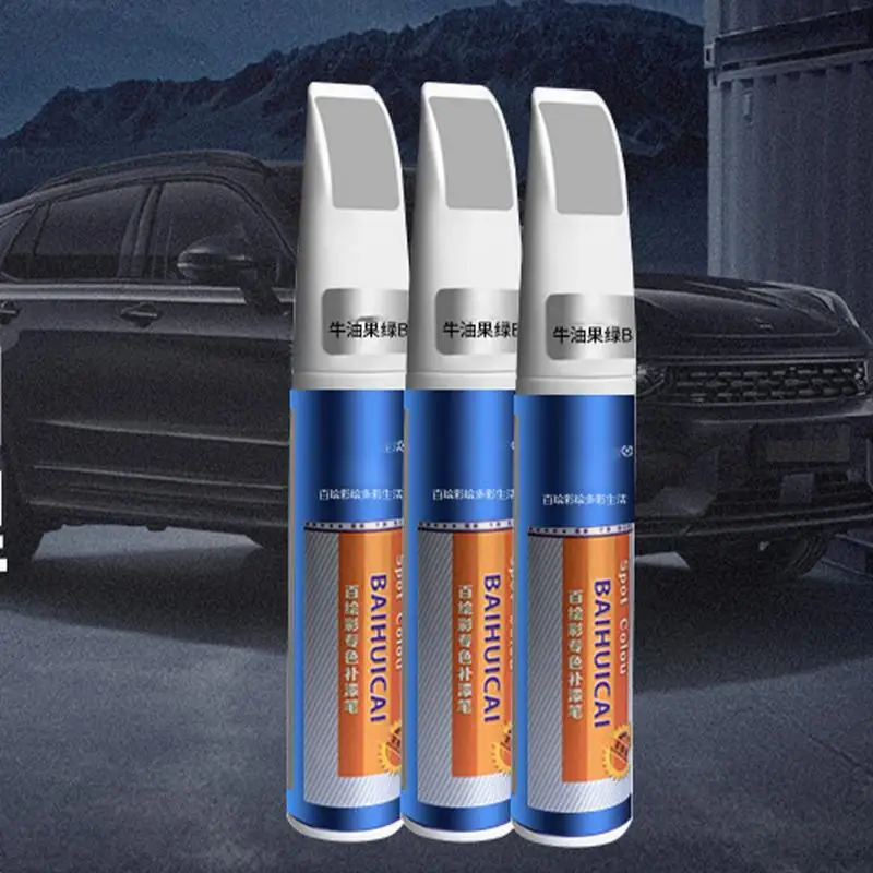 Car Paint Scratch Repair Pen Waterproof Grey Deep Scratch Removal Pen Weather Resistant Car-styling Accessories Space Gray color