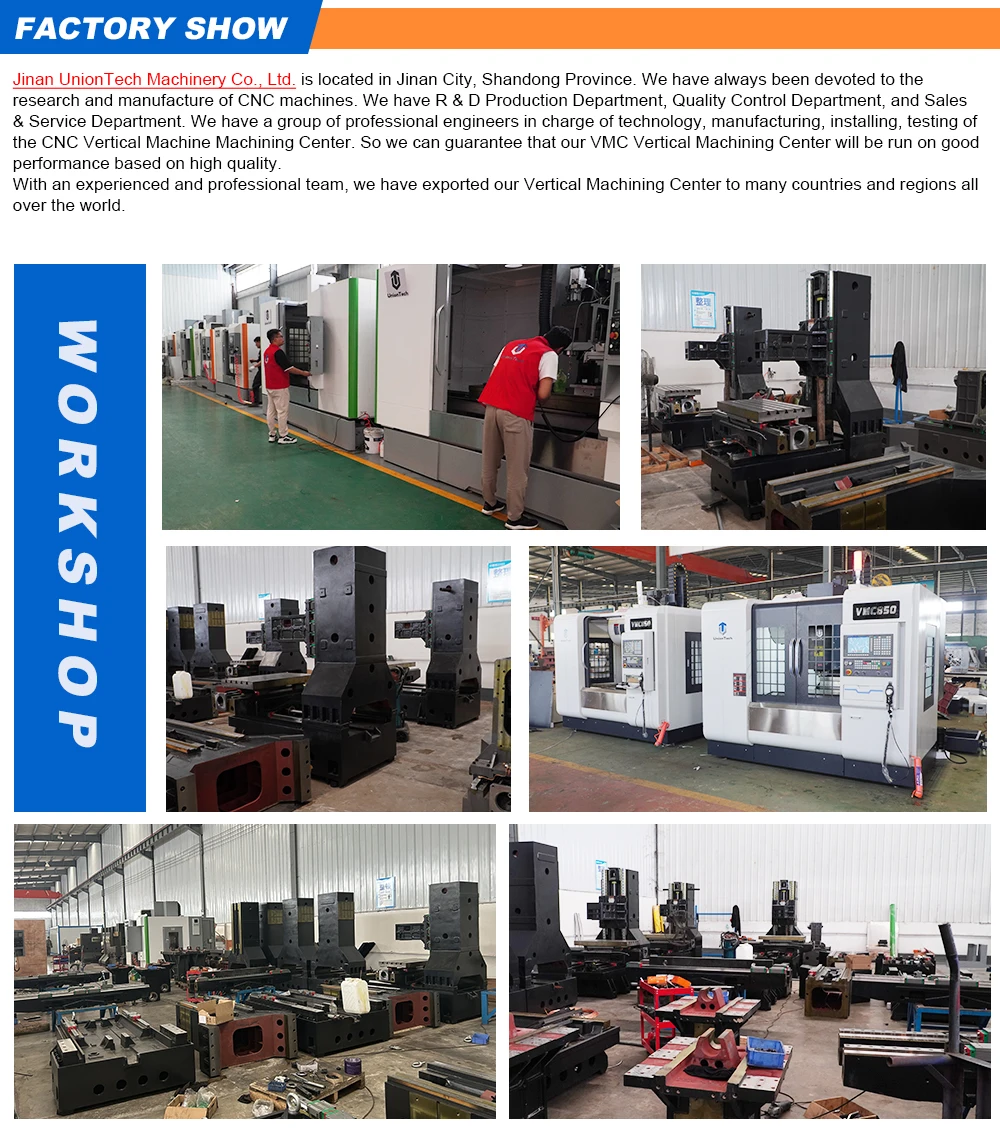 Centro de molienda CNC VMC 850 Hine, precio Hining Center, 3/4 ejes, hierro fundido único, proporcionado SHANDONG, rodamiento automático Vertical