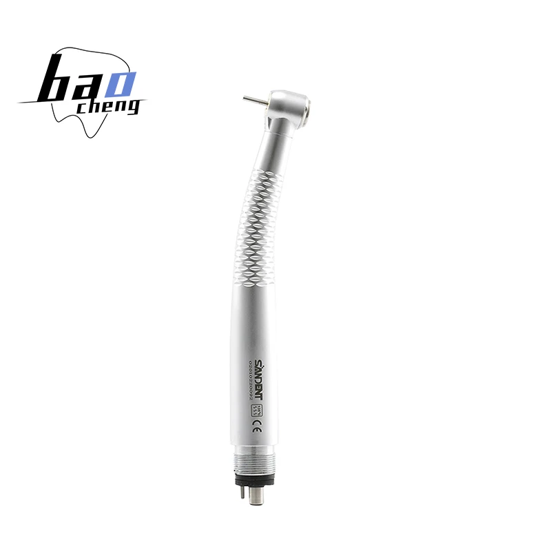 hot sale 100% brand new den tal handpiece stainless steel single water spray den tal handpiece high speed with 5 LED lamp