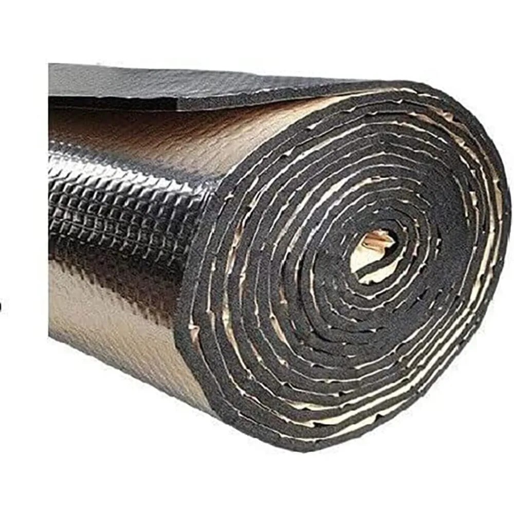 

Thermal Heat Guard Sound DEADENING Adhesive Reflective AUTO Insulation CAR Truck Van SUV RV Vehicle Sound Deadene (2 ft x 50 ft)