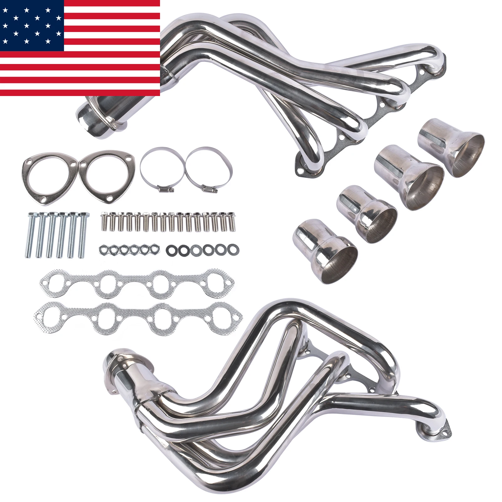 AP03 Stainless Steel Exhaust Manifold Headers For Ford F100 F-100 1969-1979 RWD 302W 5.0L V8