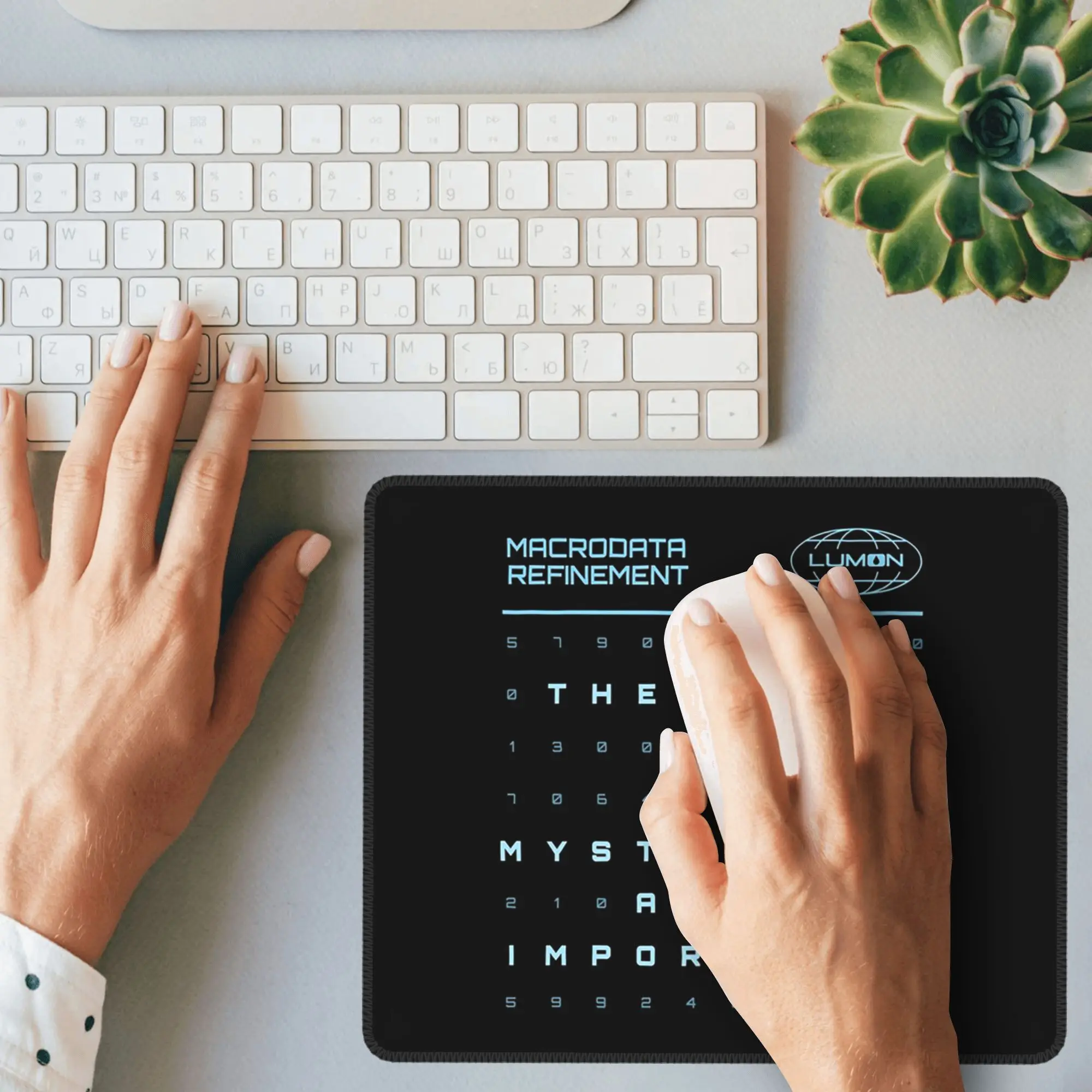 重要な Lumon Industries マウスパッドコンピュータキーボードマウスマットゲーマー PC ラップトップデスクマットオフィスアクセサリーテーブルマット