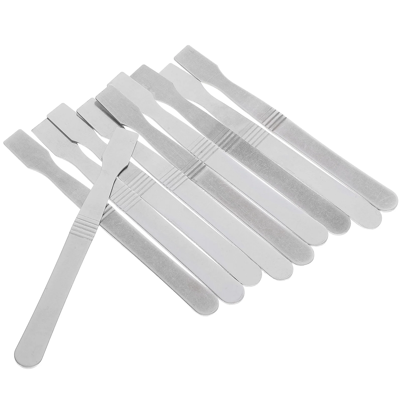 10 stks Rvs Pry Tools Dunne Rand Voor Printplaat Reparatie Duurzaam Spudger Set Telefoon Laptop Tablet Game Console