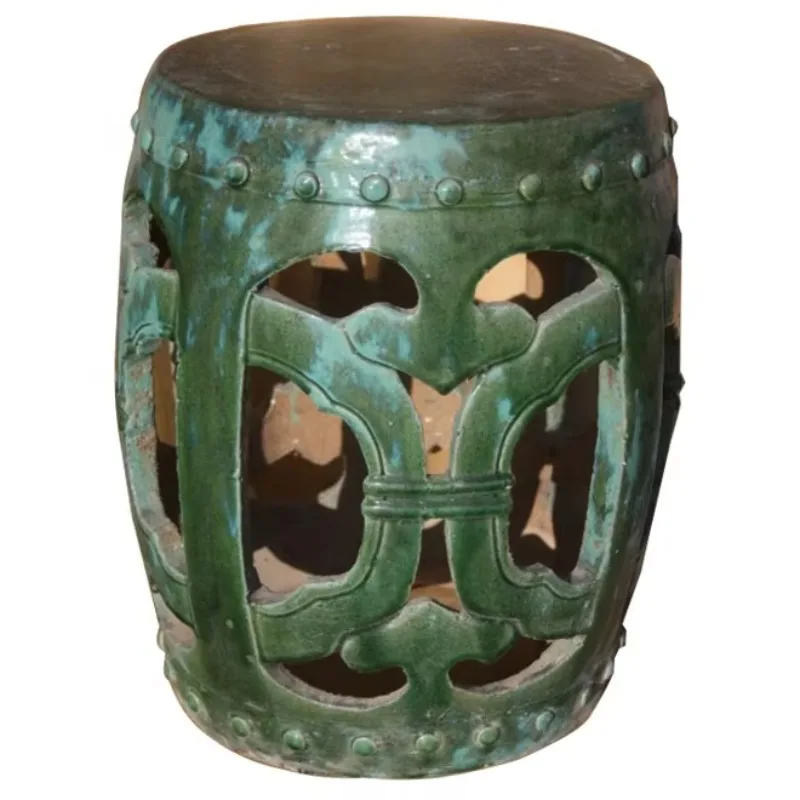 

China Outdoor Decorative Porcelain Stool Ceramic Drum Stool, Household Stool, Footstool Household Furniture