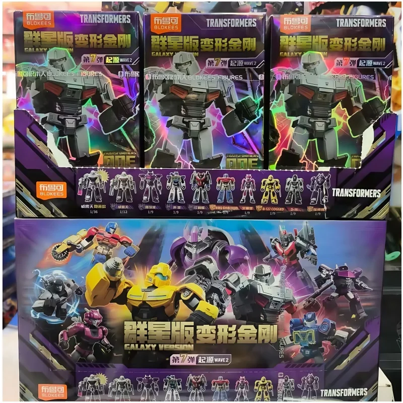 Transformers de caja ciega de Blokees genuinos: Primus Star Edition 7. a generación Megatron Bumblebee Optimus Prime Robot juguetes para niños regalo