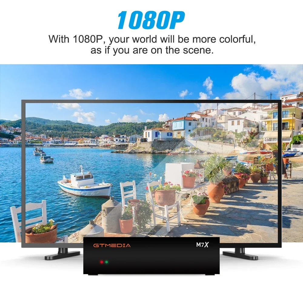 GTMEDIA M7X DVB-S2 SKS/IKS/CS/M3U,VCM/ACM,Twin Tuner lKS&SKS TV Receiver,realase 70.0°W LyngSat With Brasil CH SKS Free For Life